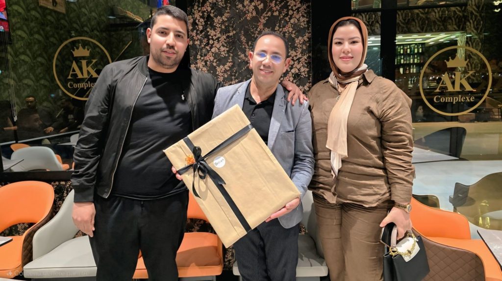 شكراً من القلب لأصدقائي أيمن ورجاء